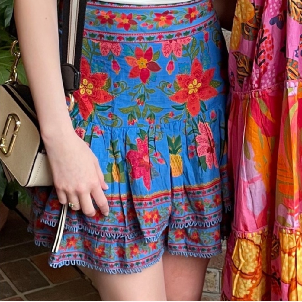 Farm rio tropical floral top and skirt set